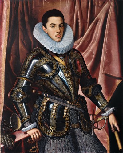 Portrait of Prince Philip Emmanuel of Savoy by Juan Pantoja la de Cruz